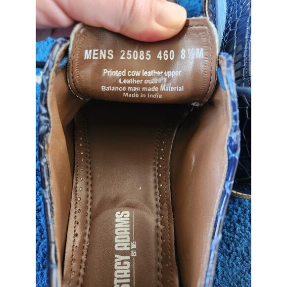 Stacy Adams Men's Gallinari Wingtip Oxford Shoes -8.5 - Picture 6 of 9